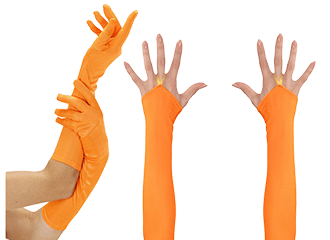 Oranje Handschoenen