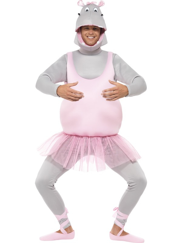 Hippo Ballerina Nijlpaard Man Kostuum