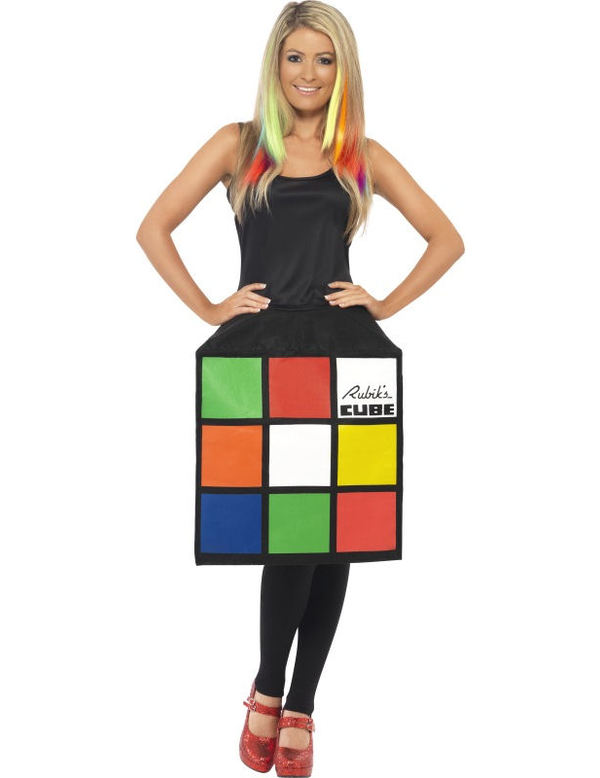 Rubiks Kubus Jurk Vrouw