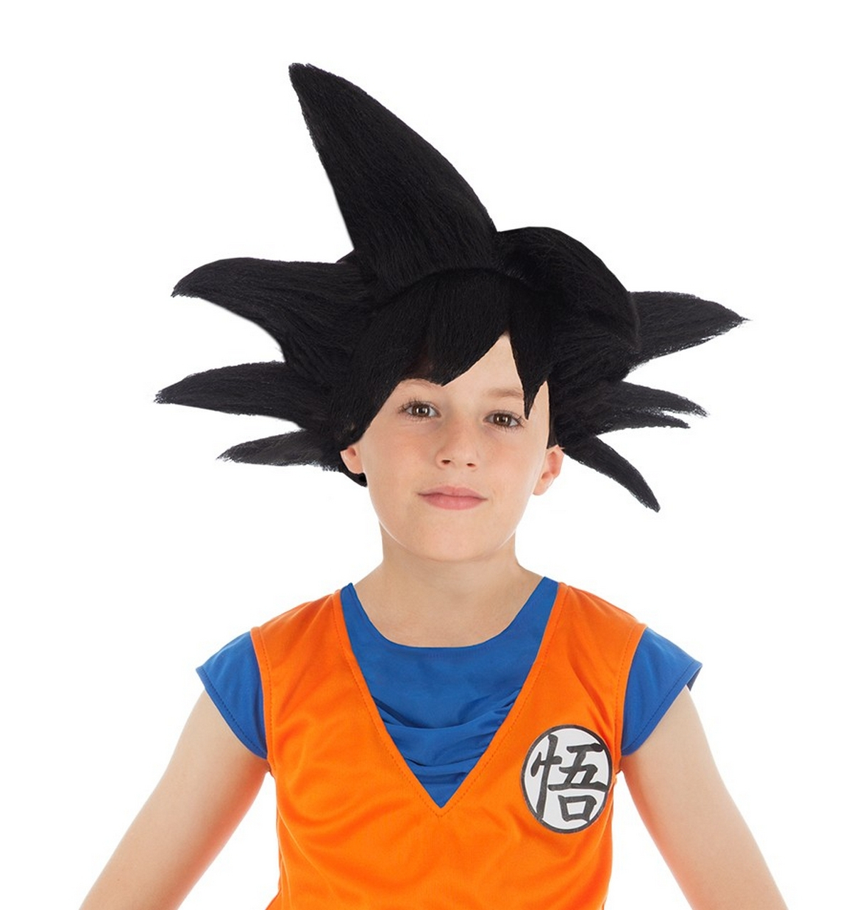 Goku Pruik Zwart Kind