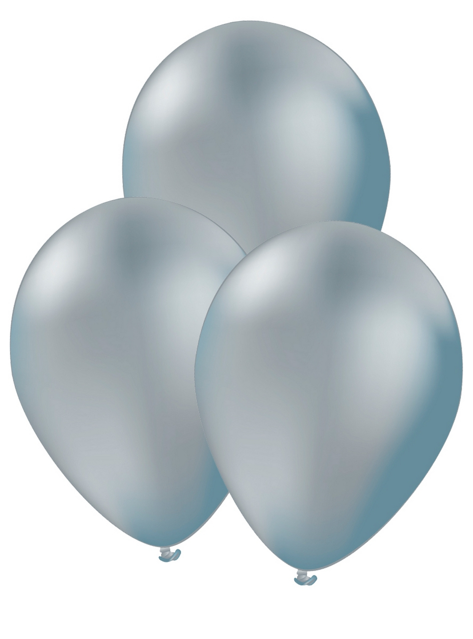 Latex Ballonnen Silver Moon Party 10 Stuks