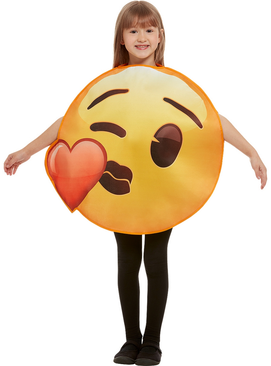 Hart-Kusje Emoji Kind Kostuum