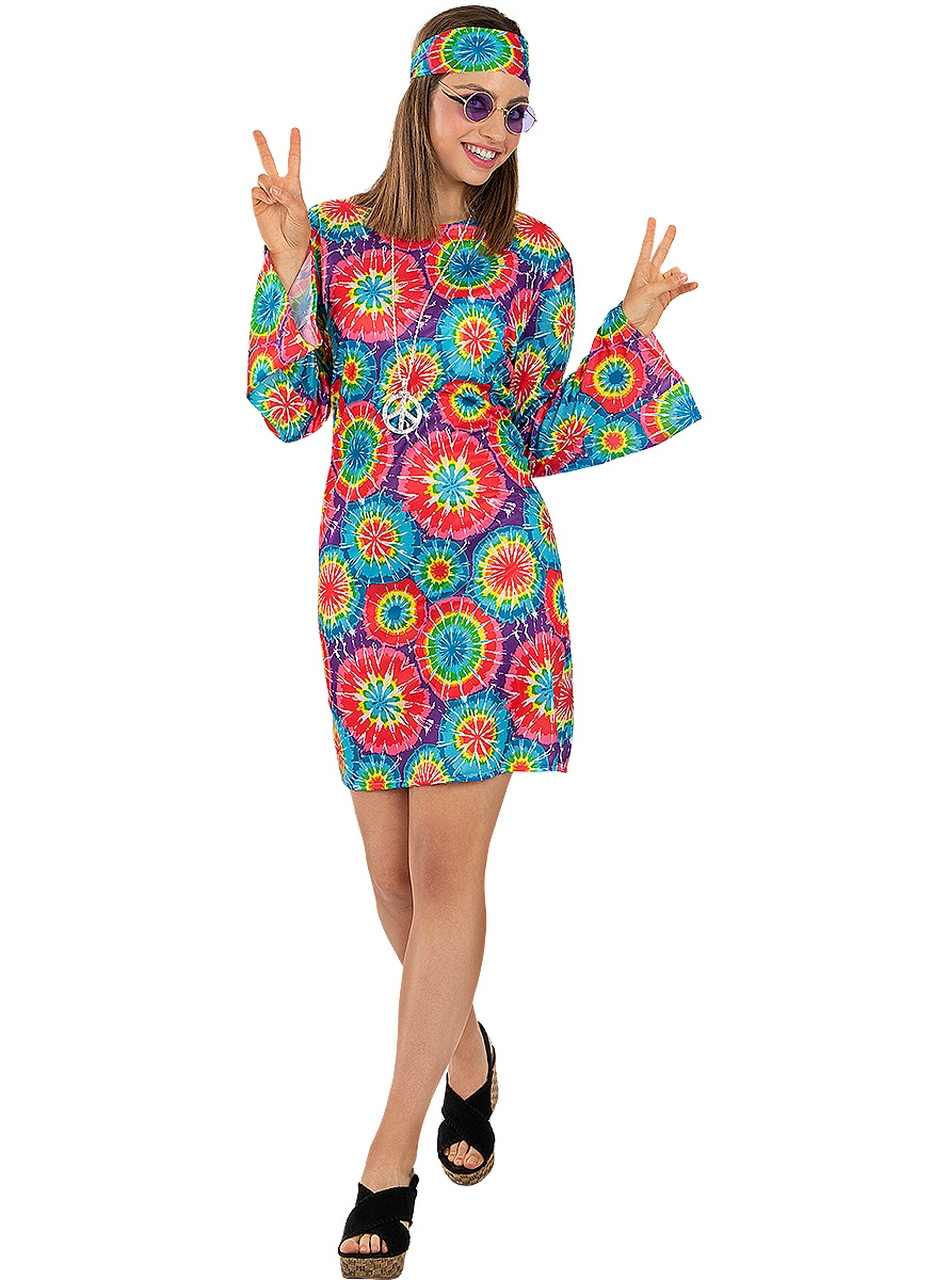 60s Hippie Costume For Women Vrouw Kostuum