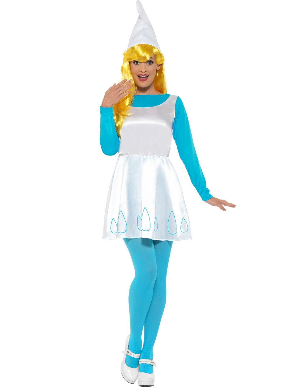 Smurftastische Smurfette Vrouw Kostuum