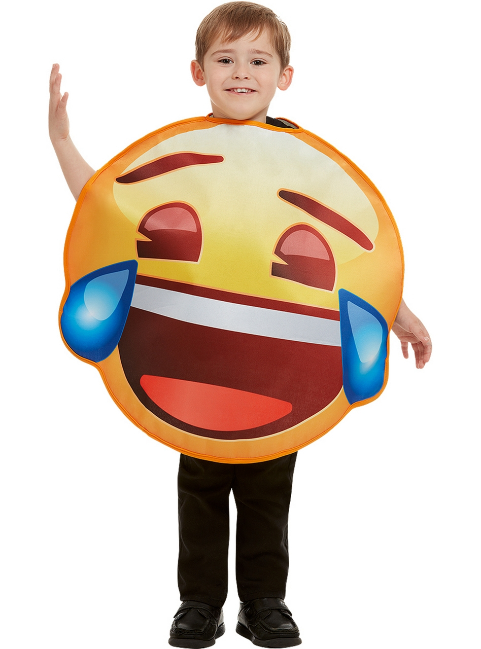 Lachen Van Het Huilen Emoji Smiley Kind Kostuum