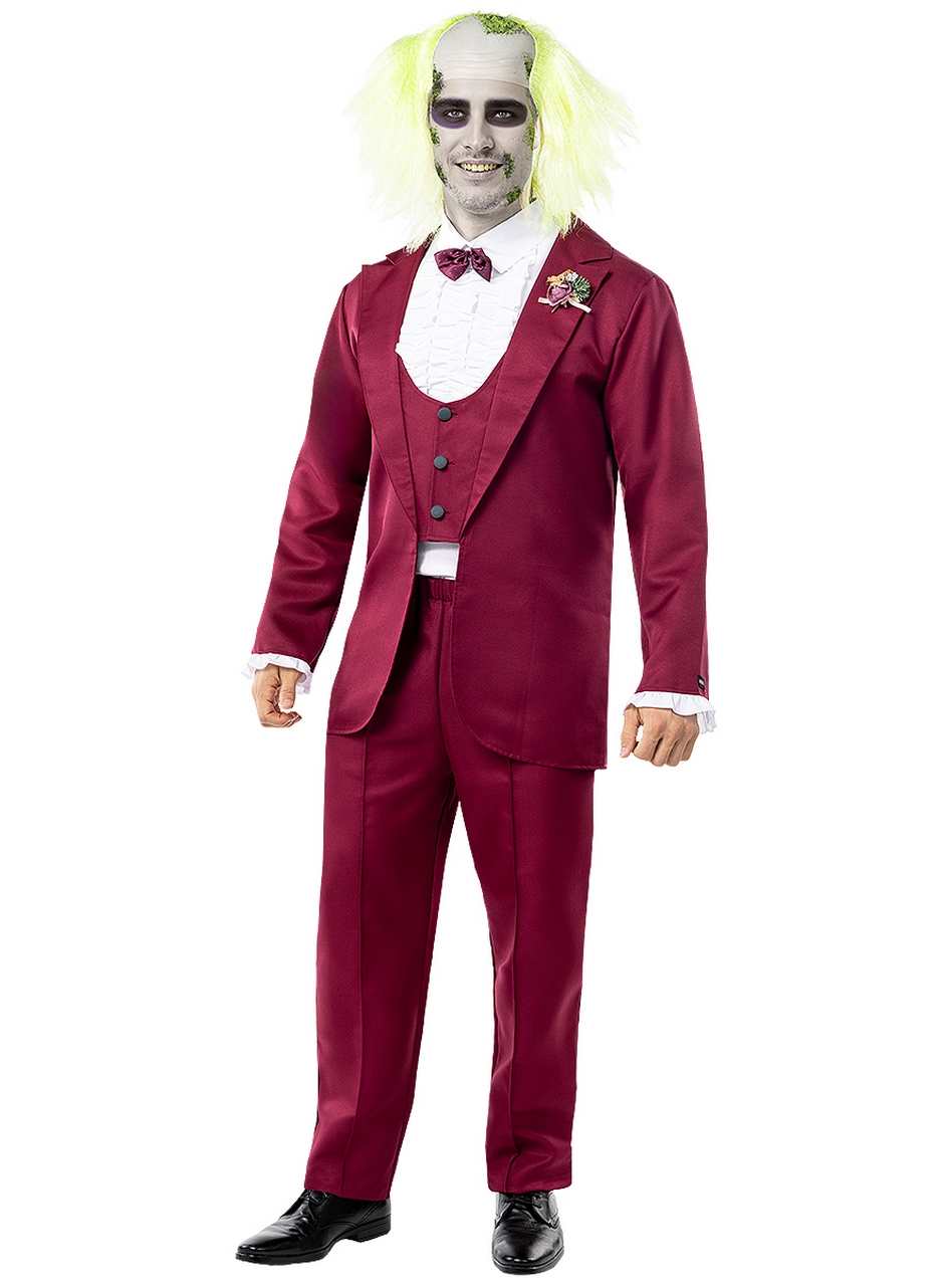 Beetlejuice Costume For Men - Beetlejuice Man Kostuum