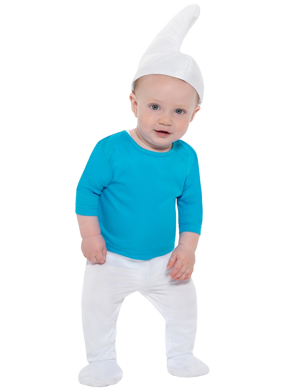 Kleine Baby Smurf Kind Kostuum