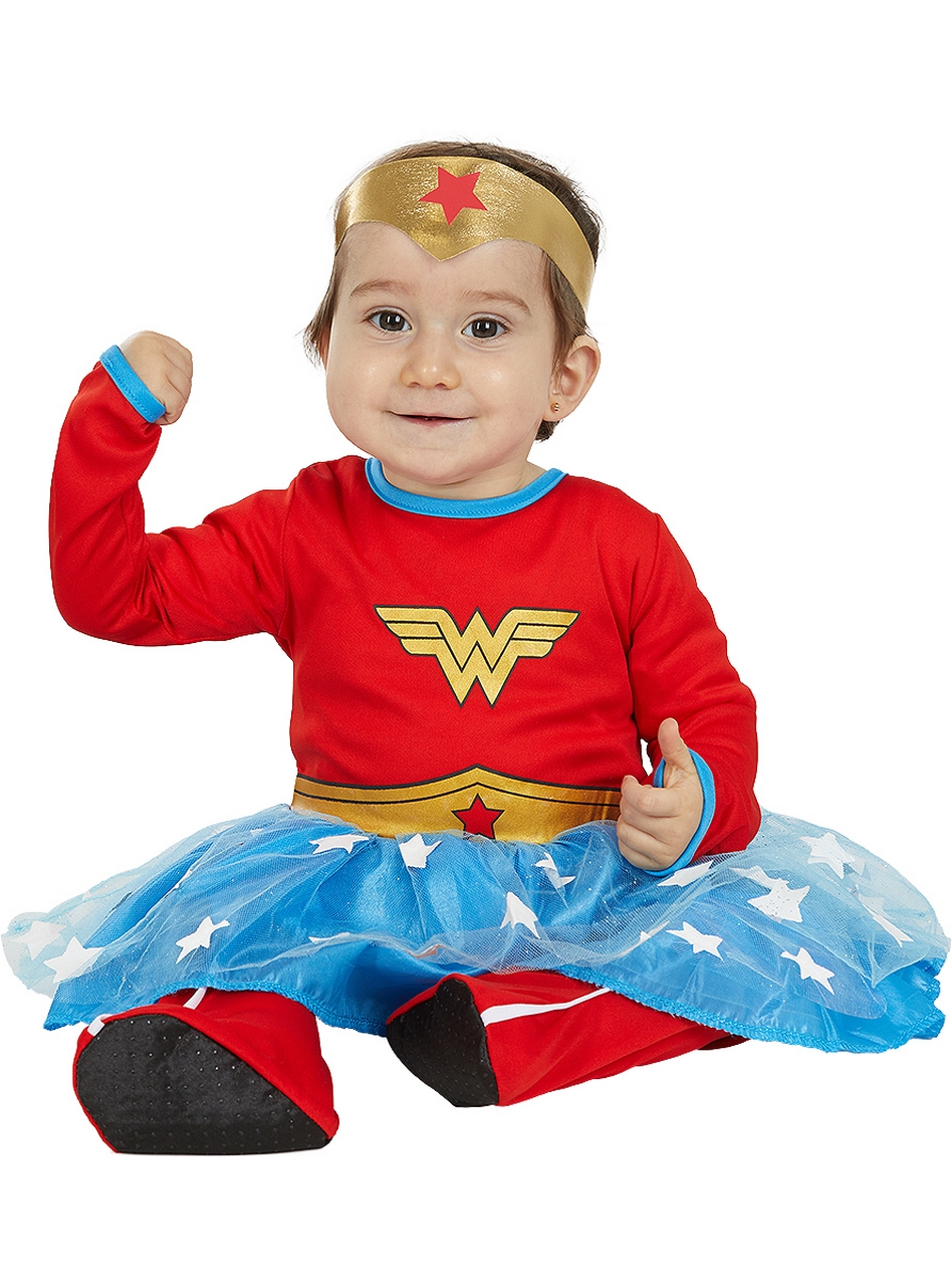 Super Girl Mini Wonder Woman Baby Meisje Kostuum