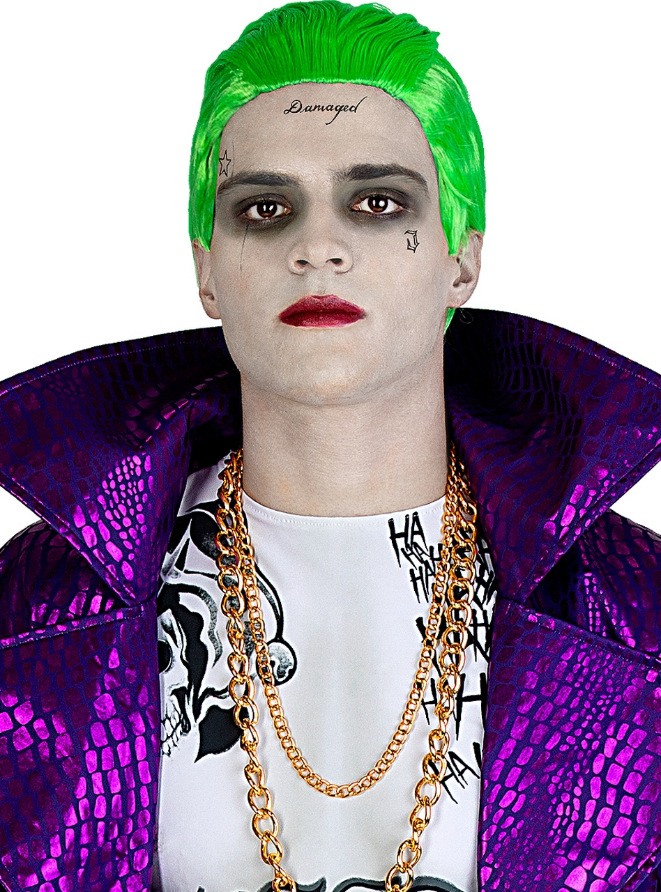 Groene Pruik - The Joker - Suicide Squad Edition