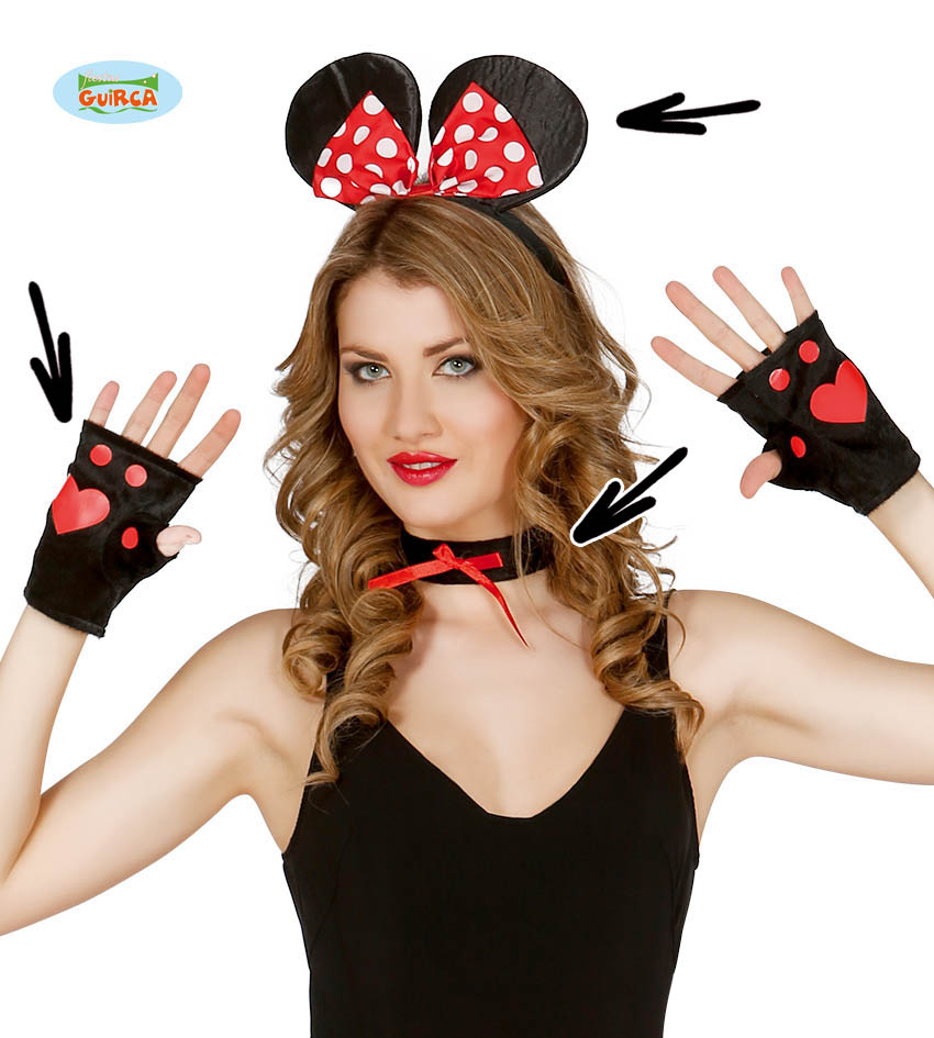 Complete Minnie Muis Set Vierdelig