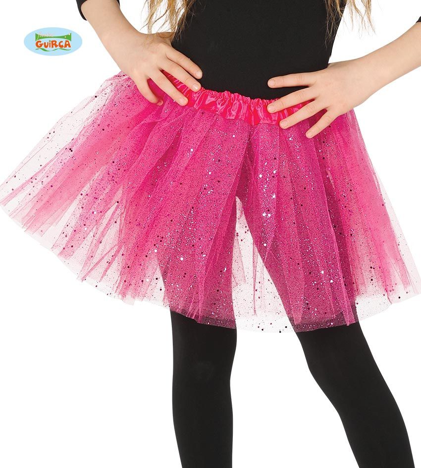 Roze Tutu Met Glitter Regen Kind