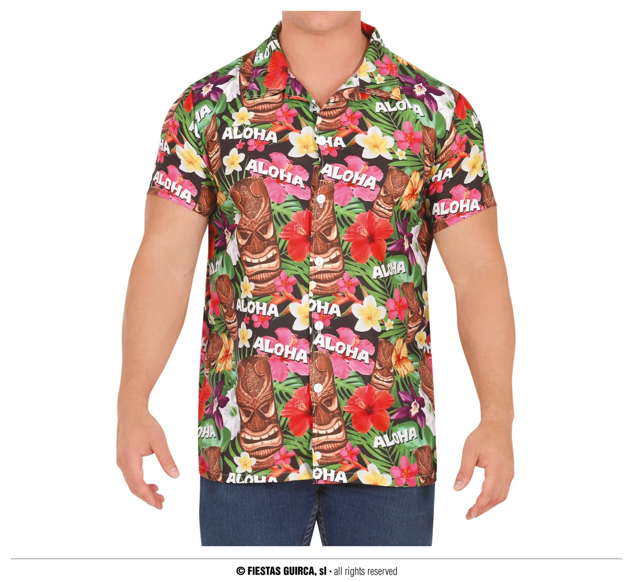 Aloha Hallo Hawaii Blouse Man