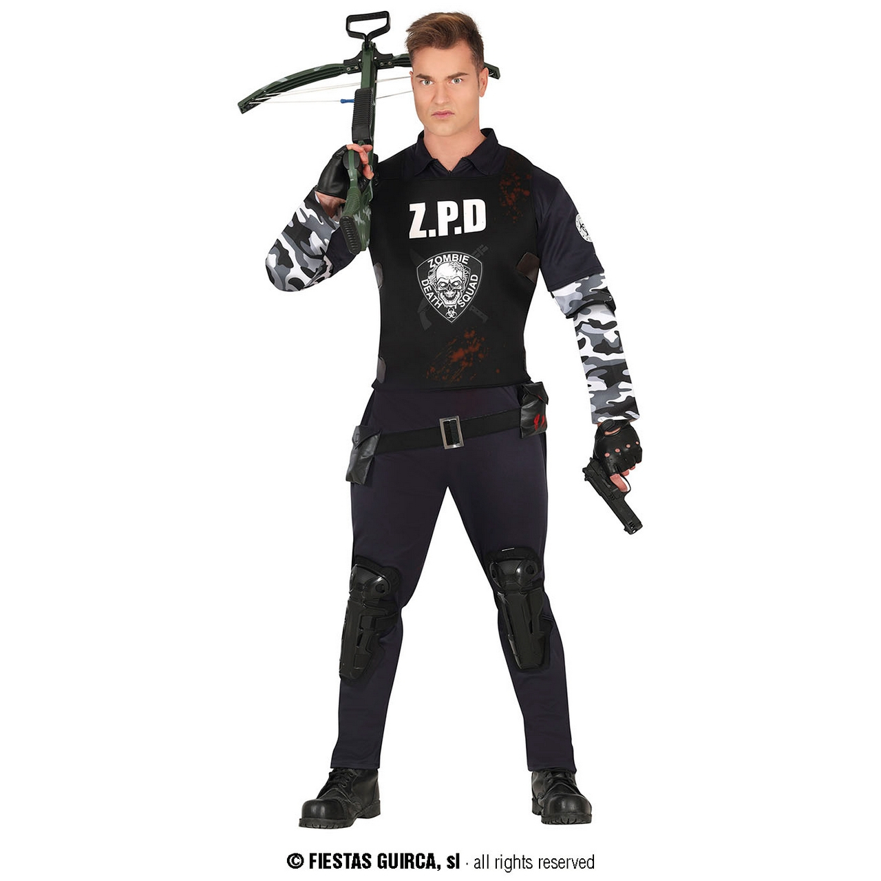 Zpd Zombie Police Department Security Man Kostuum