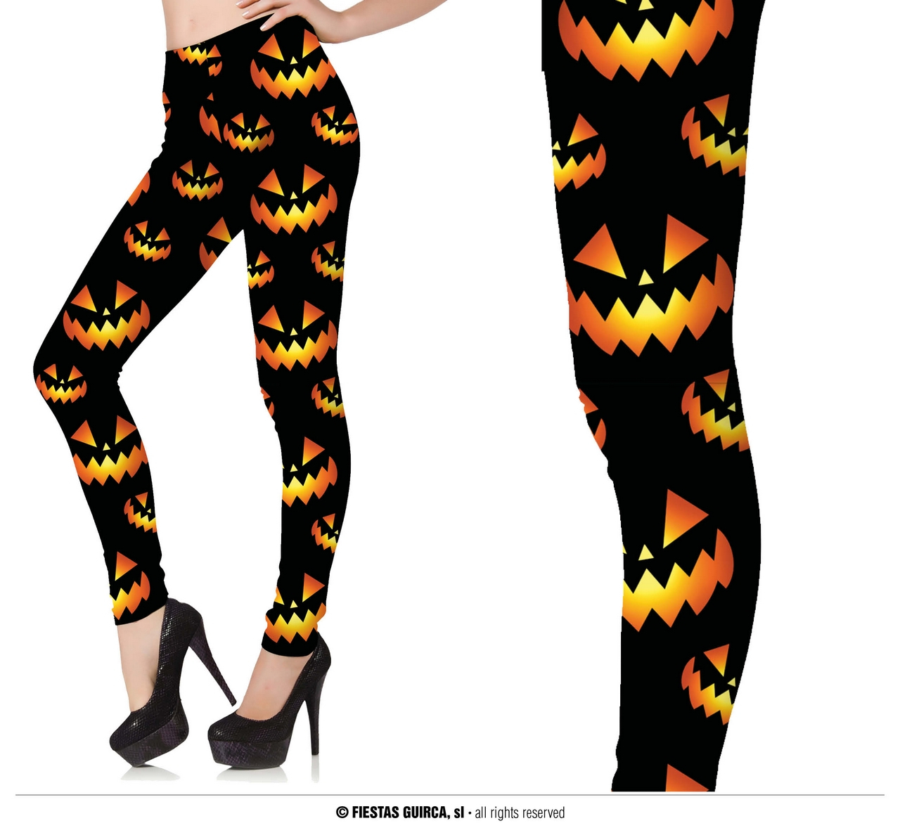 Hongerige Pompoen Monsters Legging Vrouw