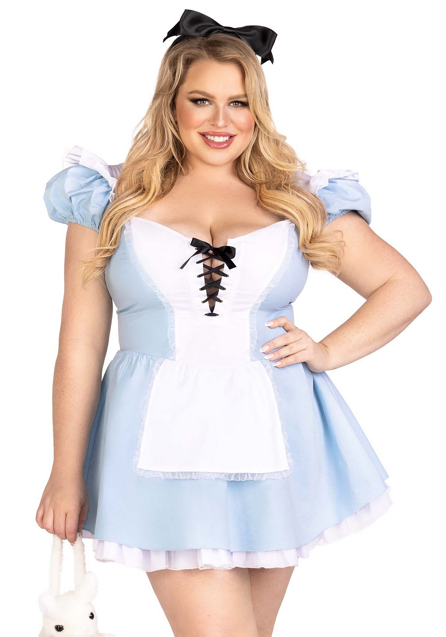 Wonderschone Alice Plus Size Vrouw Kostuum