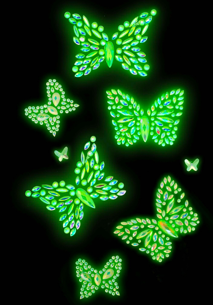 Glow In The Dark Bodystickers Aurelia