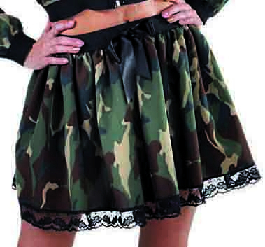 Leger Camouflage Rok Hot Jungle Vrouw