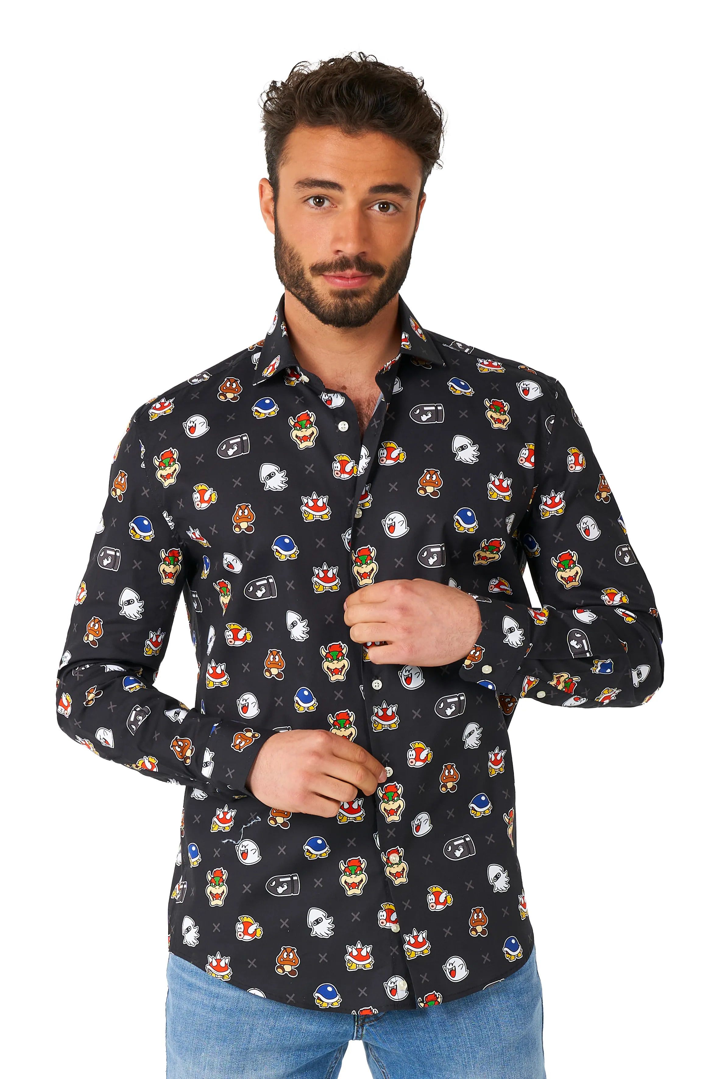 Super Mario Bad Guy Blouse Man