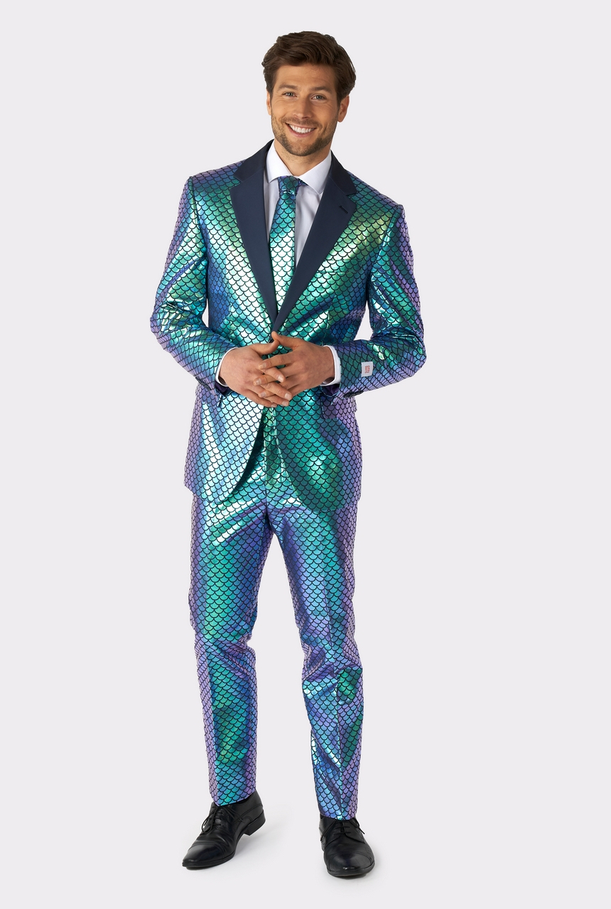 Fancy Fish Aquaman Mermaid Opposuit Kostuum