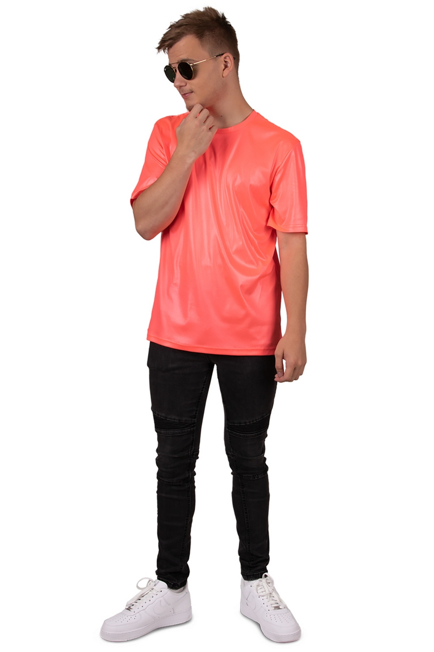 Gordon Disco Shirt Neon Pink Man