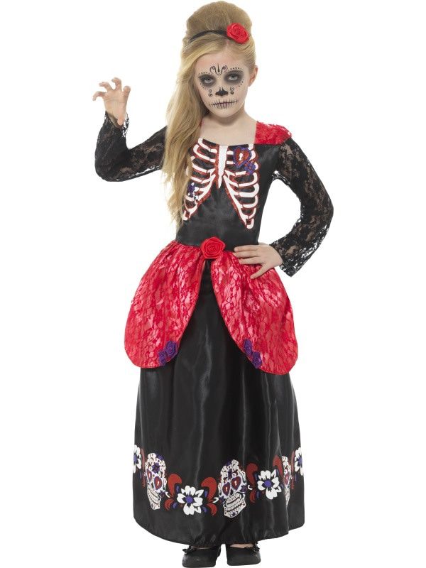 Dona Dia De Los Muertos Meisje Kostuum