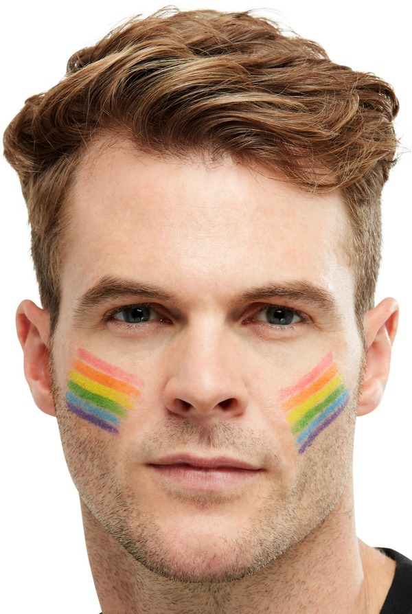 Feestelijke Festival Regenboog Make-Up Stick