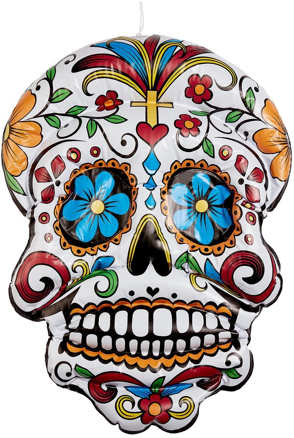 Opblaasbare Day Of The Dead Schedel