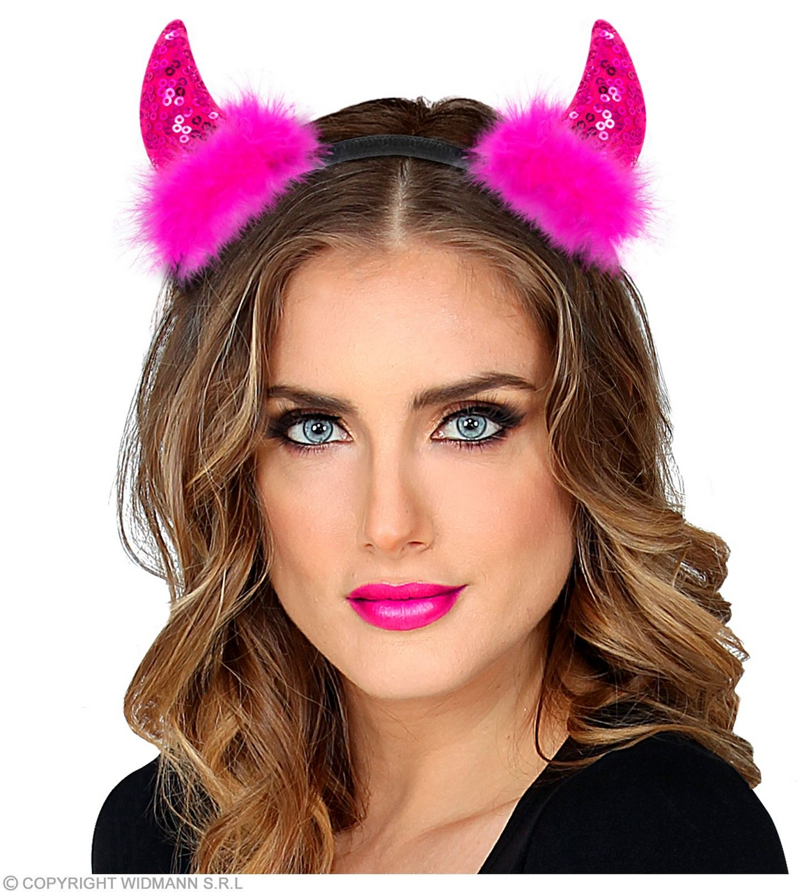 Sweet Devil Haarband Pailletten Roze