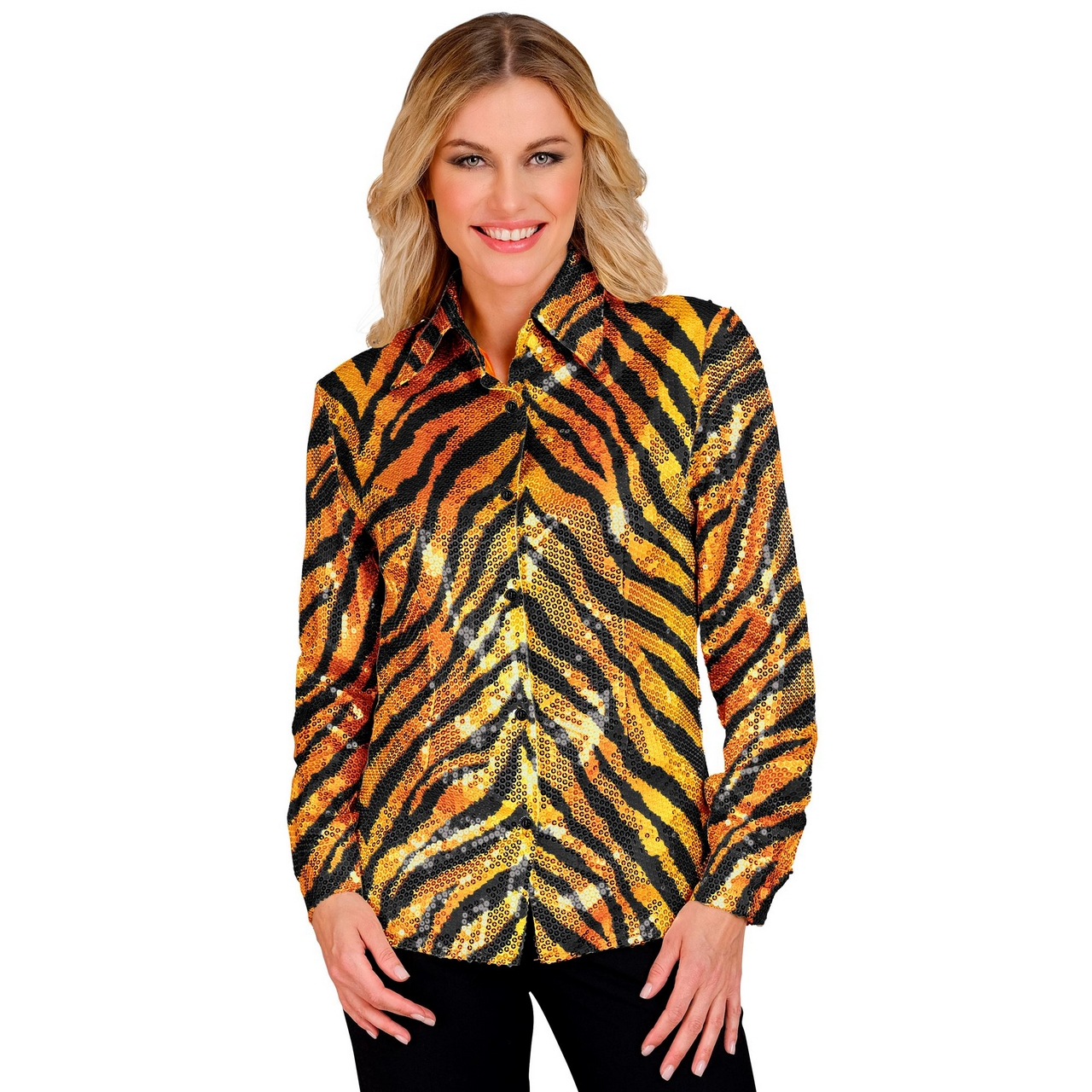 Pailletten Blouse Tigerwild Vrouw