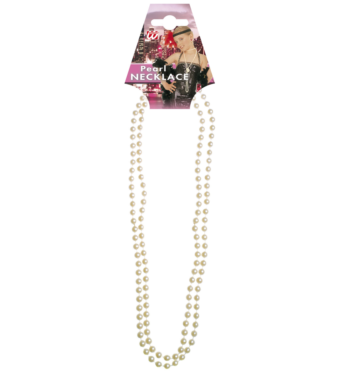 Glamour Parelketting 57 Centimeter, Wit