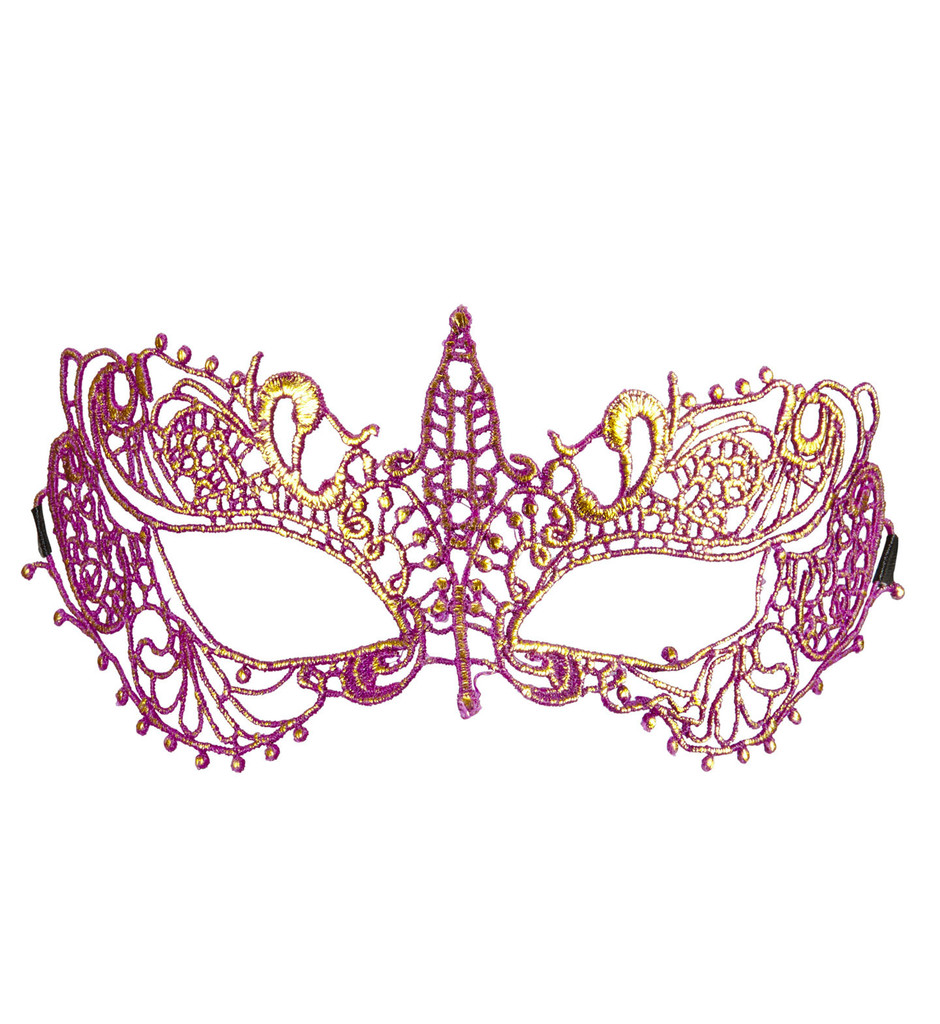 Fantasia Oogmasker, Kant Metallic Paars