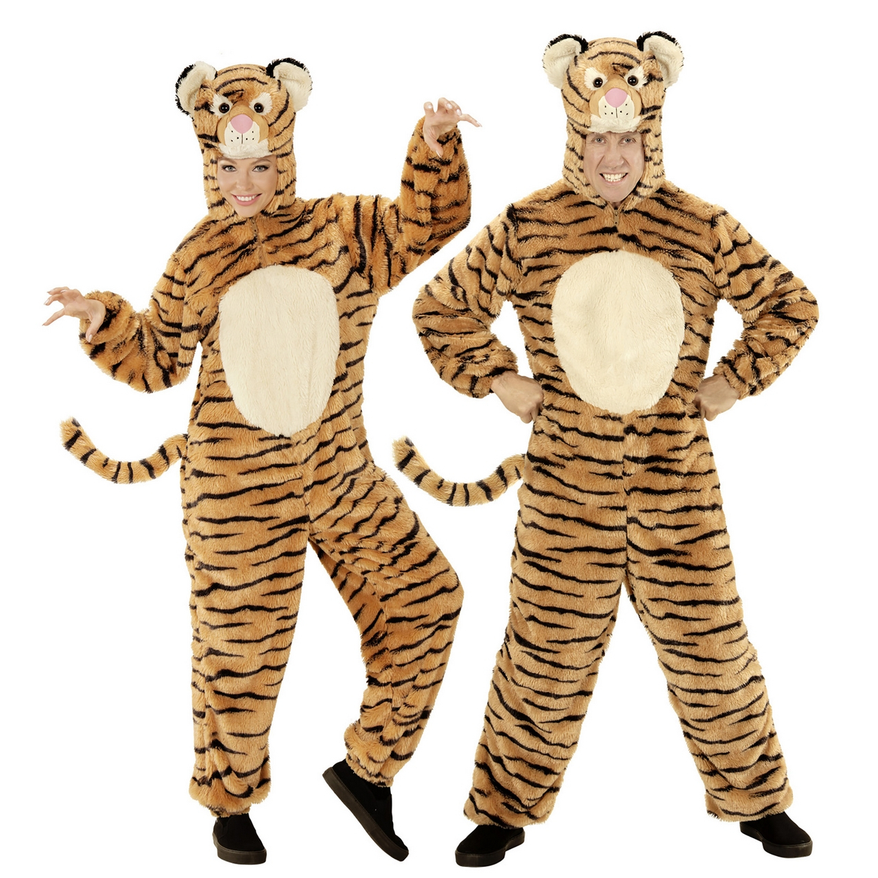 Dieren Onesie Pluche Tijger Kostuum