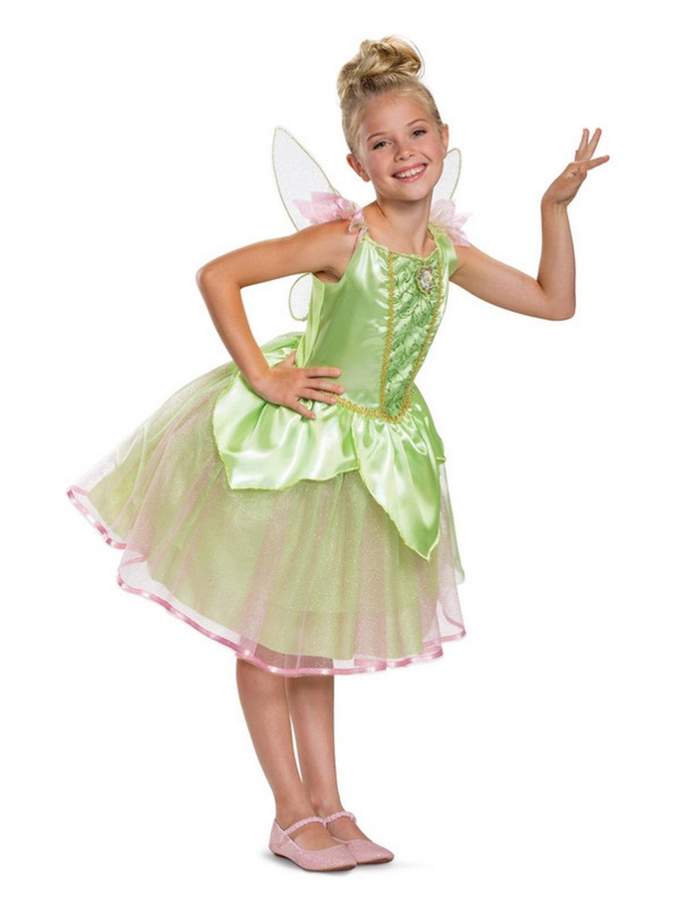 Disney Tinker Bell Deluxe Groene Fee Meisje Kostuum