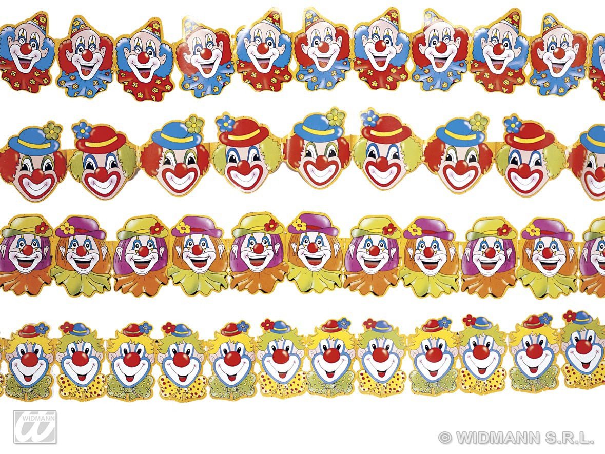 Papieren Slinger Clowns, 3 Meter