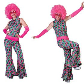 Disco Dot Jumpsuit Vrouw Kostuum