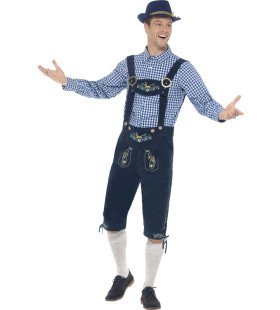 Luxe Beierse Lederhosen Met Hemd Rutger Man Kostuum