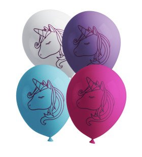 Latex Ballonnen Lovely Unicorn 8 Stuks