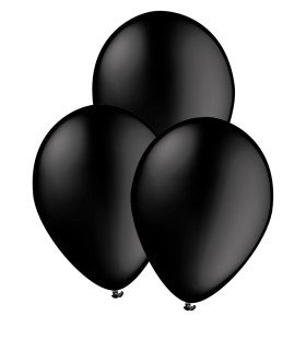 Latex Ballonnen Elegant Black 10 Stuks