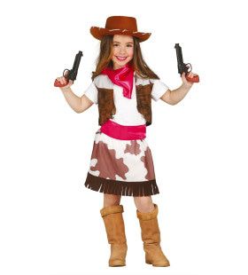 Pief Paf Cowgirl Meisje Kostuum