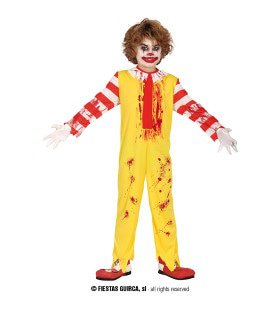 Scary Mcfastfood Clown Kind Kostuum