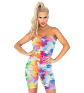 Rainbow Pride Camo Warrior Vrouw Kostuum