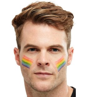 Feestelijke Festival Regenboog Make-Up Stick