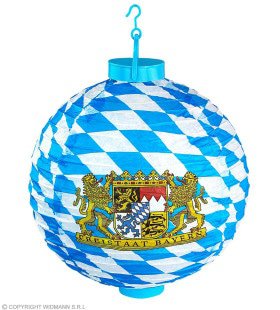 Lampion Met Verlichting Oktoberfest Beiern