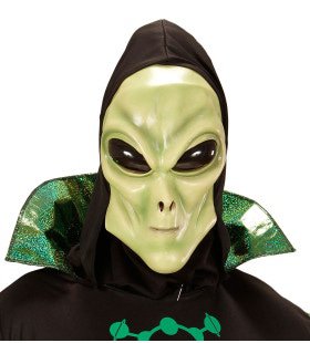 Glubablub Alien Masker Met Kap En Bolle Ogen