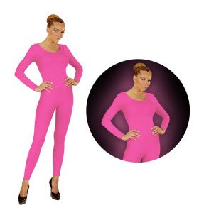 Neon Rose Bodysuit Glow Vrouw Kostuum