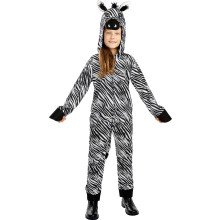 Kijk Uit Met Oversteken Zebra Onesie Kind Kostuum