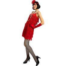 Jaren 20 Rosy Red Flapper Vrouw Kostuum