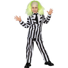 Beetlejuice Striped Suit Kind Kostuum