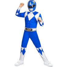 Blauwe Power Ranger Billy Kind Kind Kostuum