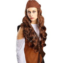 Brown Pirate Wig For Women